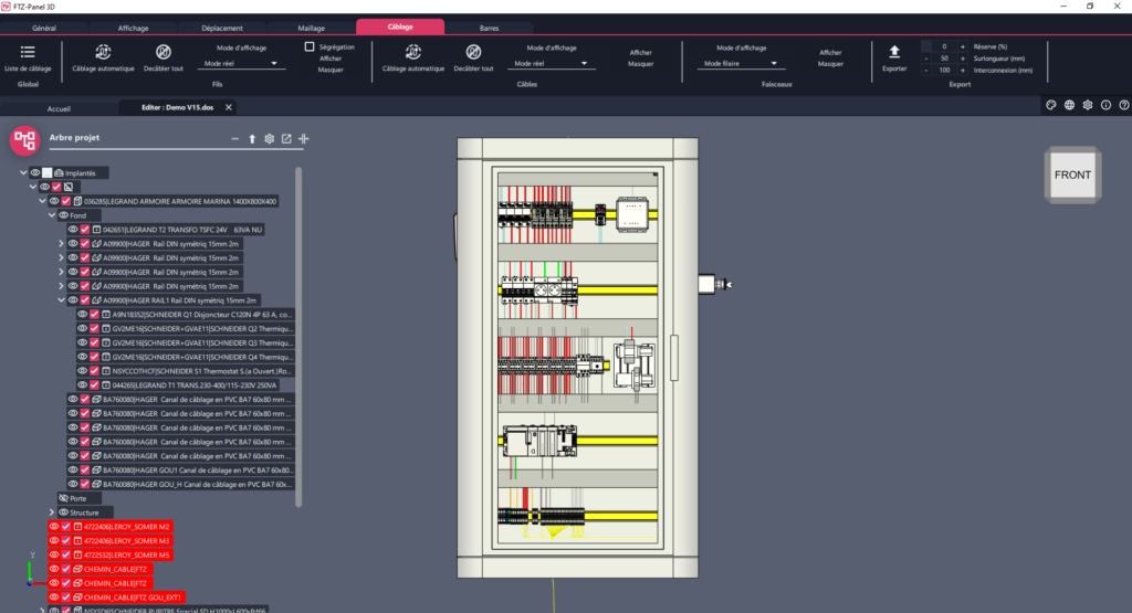 Interface FTZ Panel-3D