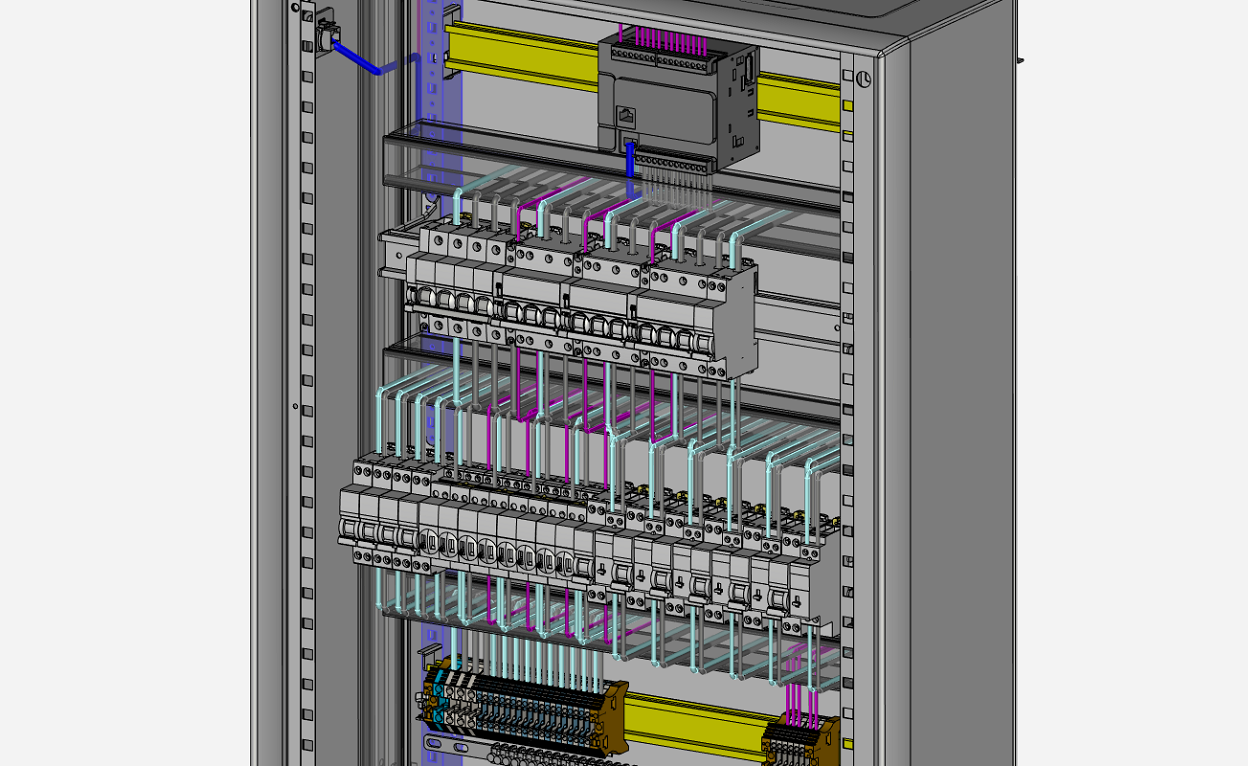 Automating electrical cabinet design