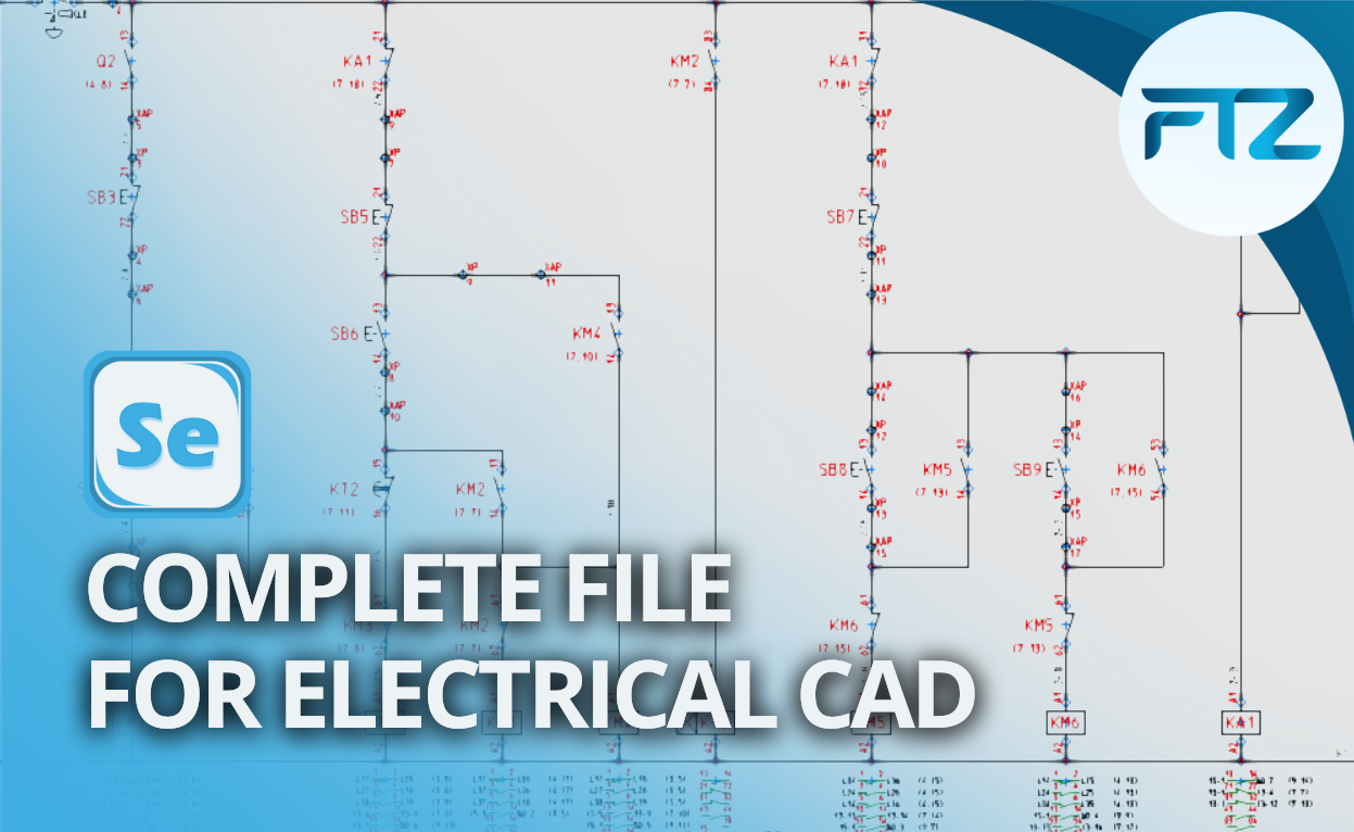 Complete file for electrical CAD