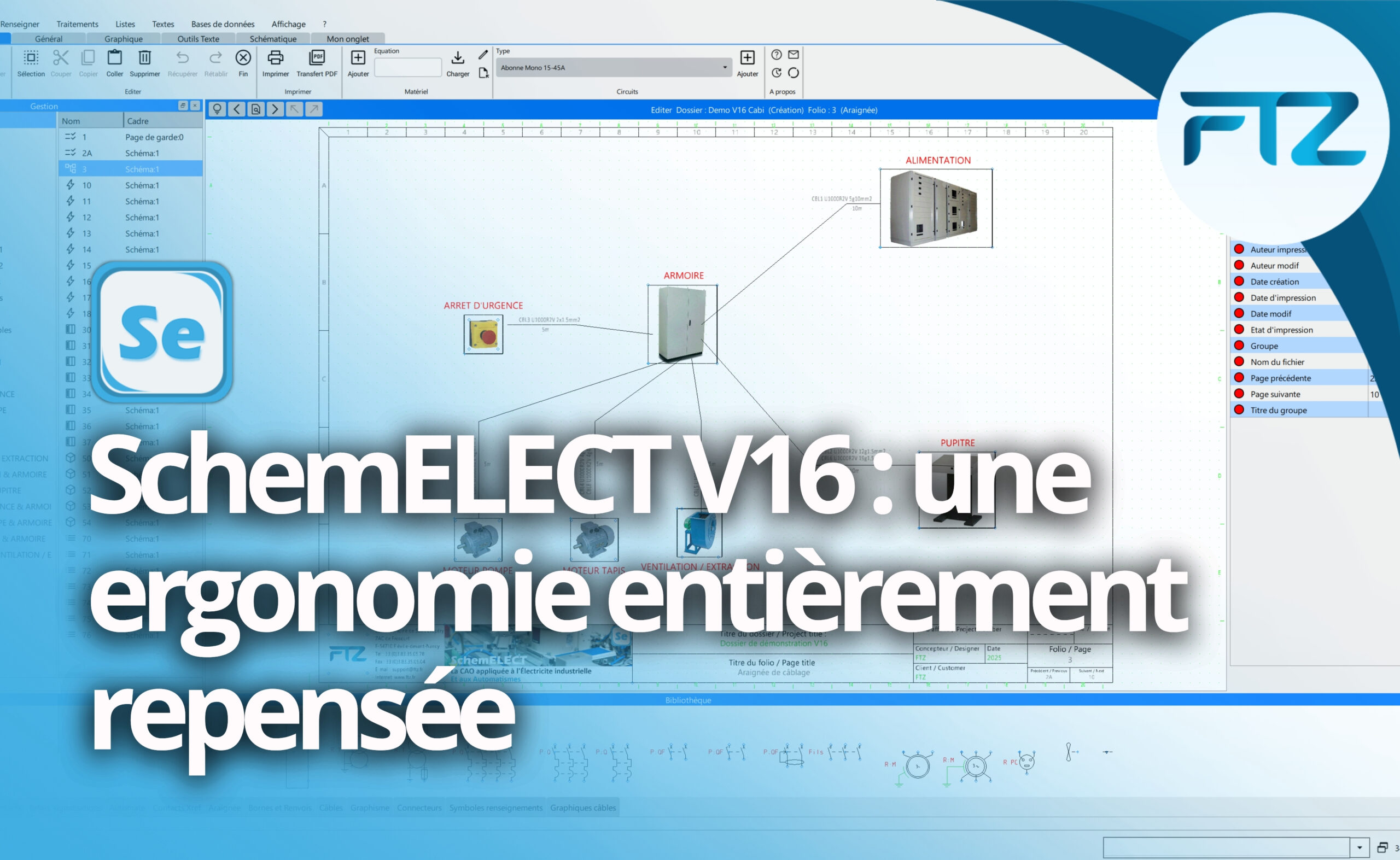 Lire la suite à propos de l’article SchemELECT V16 : ergonomie entièrement repensée