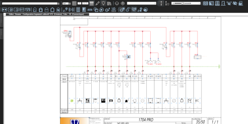 Schéma uni/multifilaire avec SchemBAT